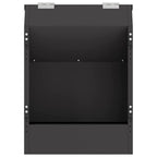 Comedero para Conejos Negro 64.5 x 25.5 x 45.5 cm