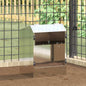 Rabbit Feeder Black 64.5 x 25.5 x 45.5 cm