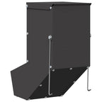 Comedero para Conejos Negro 12,5 x 26 x 28,5 cm