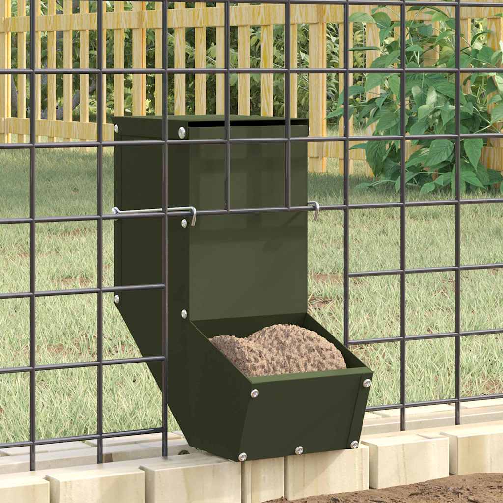 Rabbit Feeder Black 12.5 x 26 x 28.5 cm
