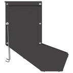 Comedero para Conejos Negro 12,5 x 26 x 28,5 cm