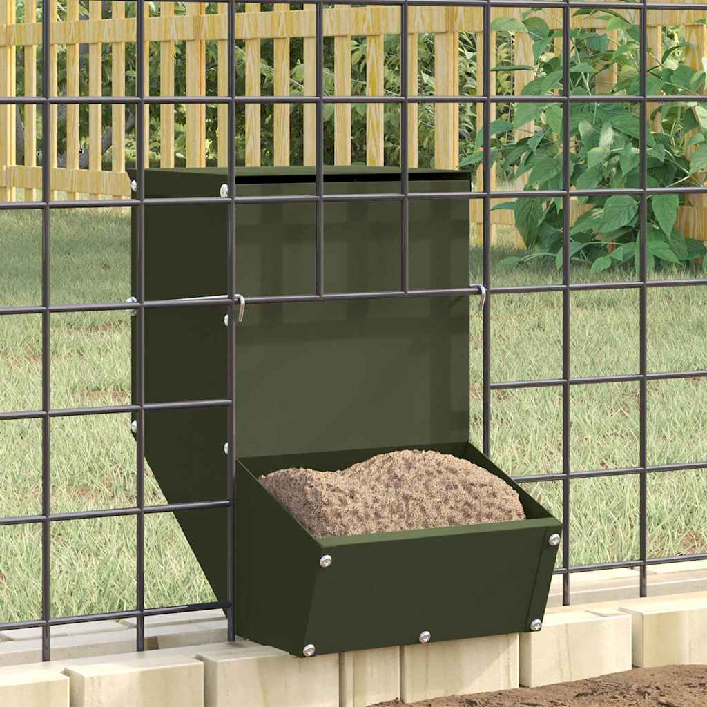 Black Rabbit Feeder 12.5 x 26 x 28.5 cm