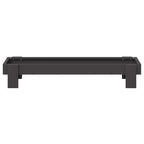 Canalón de alimentación para pollos Negro 80 x 28 x 13.5 cm
