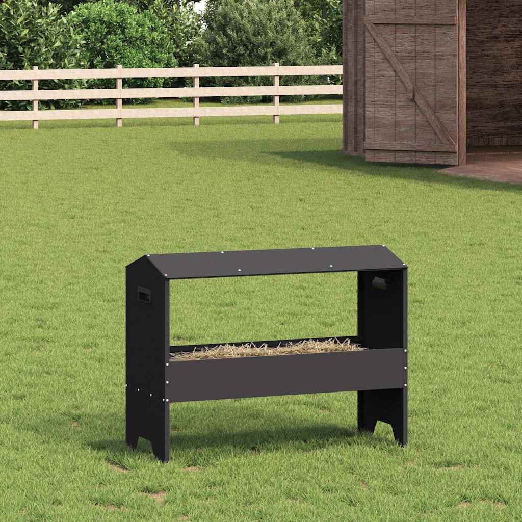 Abrevadero para ganado Negro 79 x 35 x 62 cm