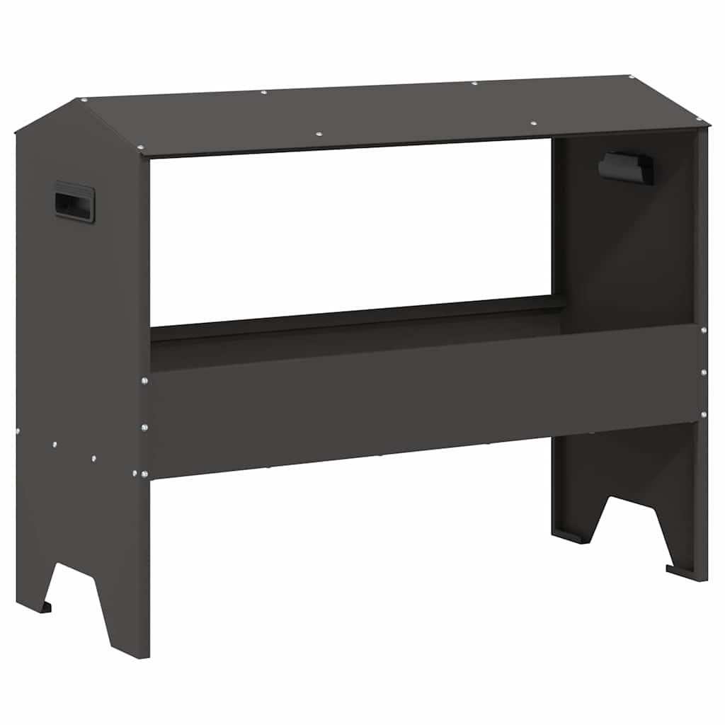 Abrevadero para ganado Negro 79 x 35 x 62 cm