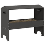 Abrevadero para ganado Negro 79 x 35 x 62 cm