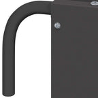 Comedero de heno Negro 71 x 33 x 70 cm Acero Laminado en Frío