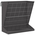 Comedero de heno Negro 71 x 33 x 70 cm Acero Laminado en Frío