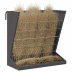 Comedero de heno Negro 71 x 33 x 70 cm Acero Laminado en Frío