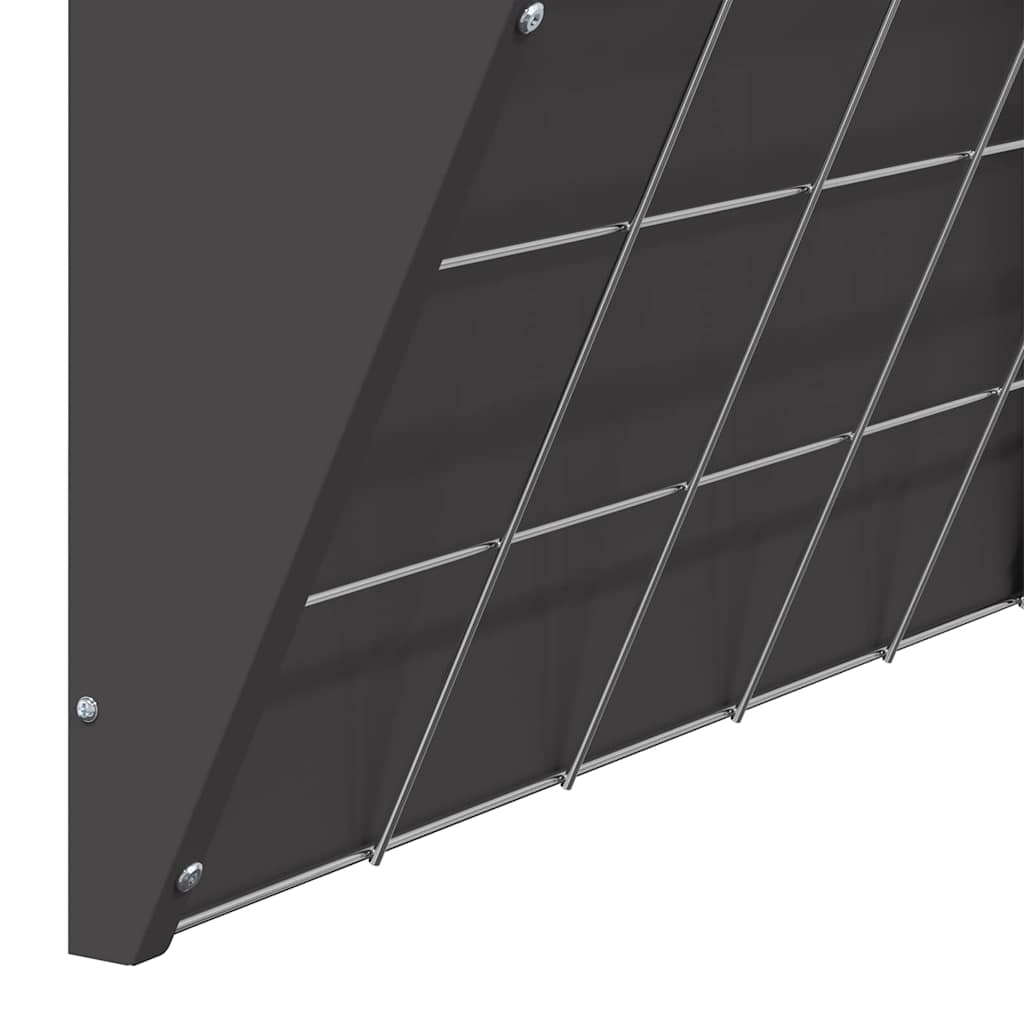 Comedero para Heno Colgante Negro 61 x 33 x 66 cm