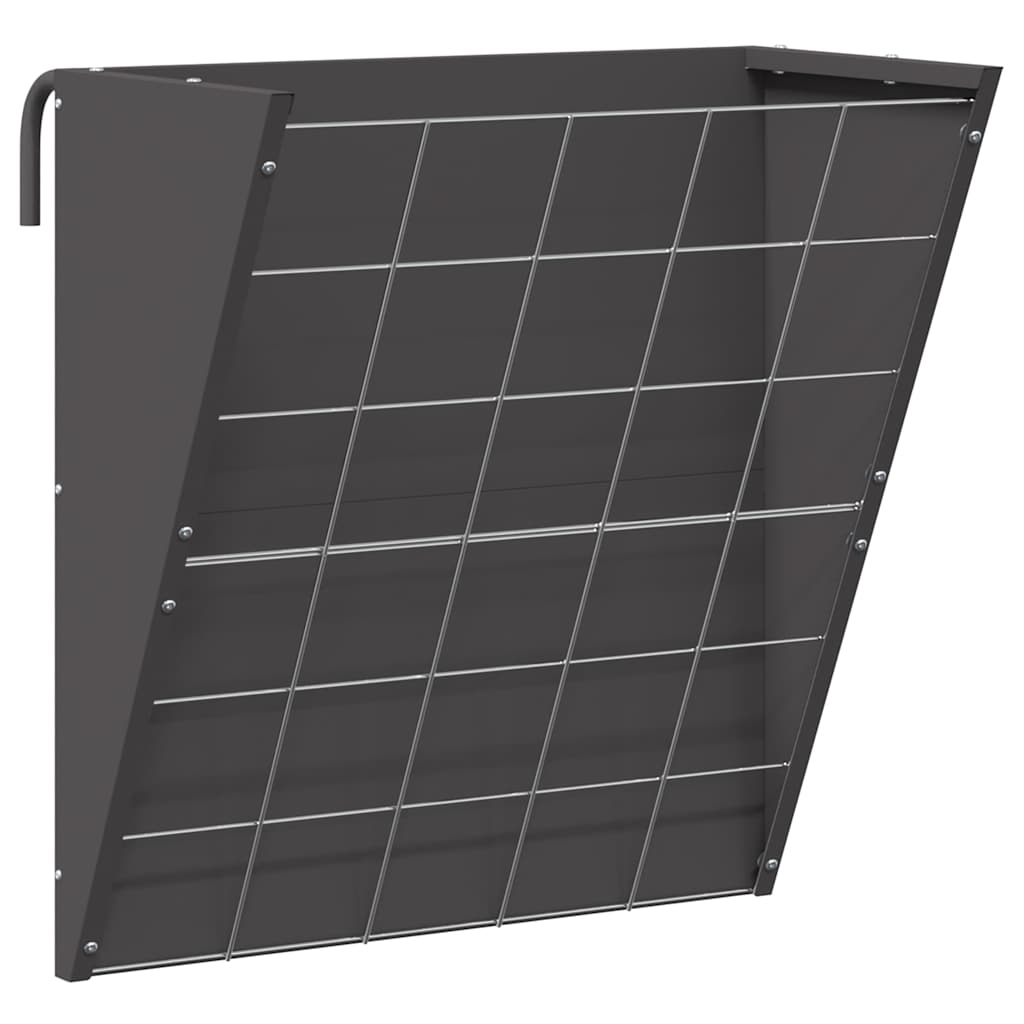 Comedero para Heno Colgante Negro 61 x 33 x 66 cm