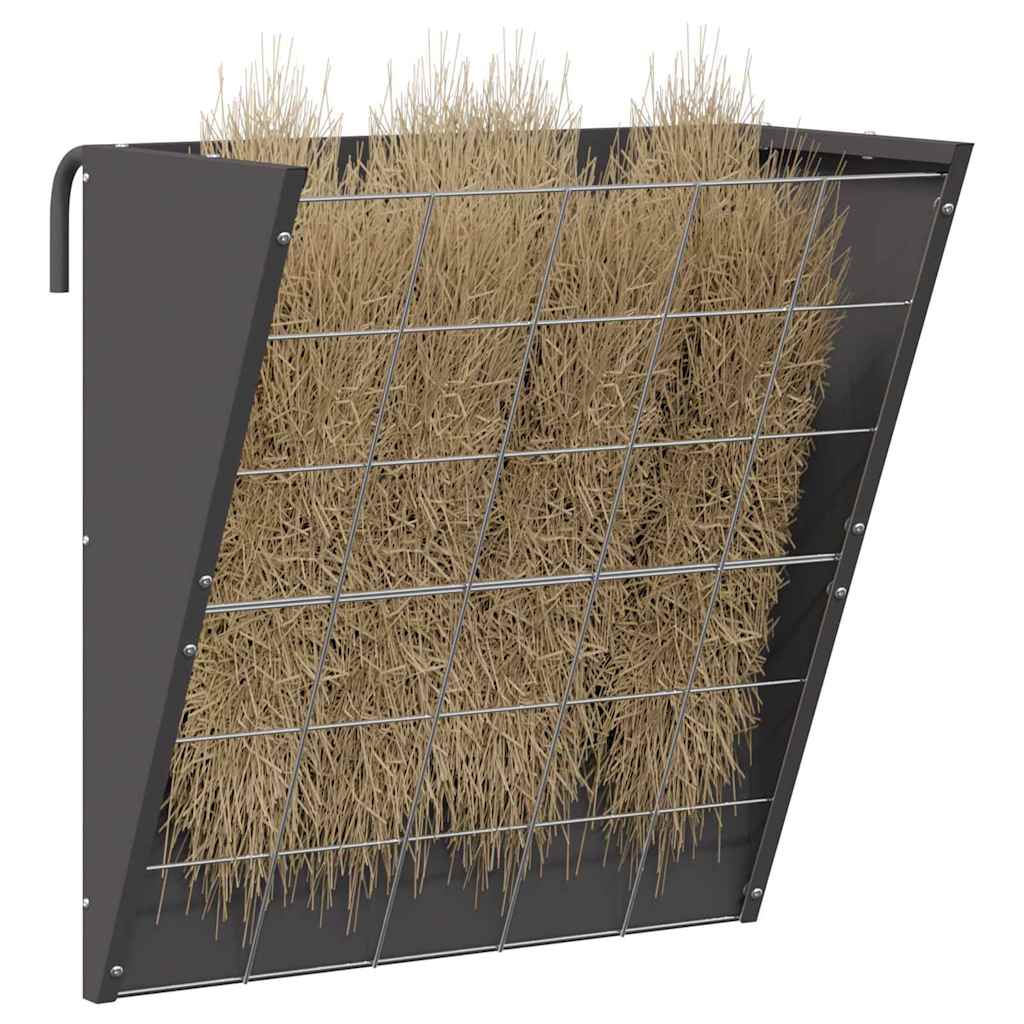 Comedero para Heno Colgante Negro 61 x 33 x 66 cm