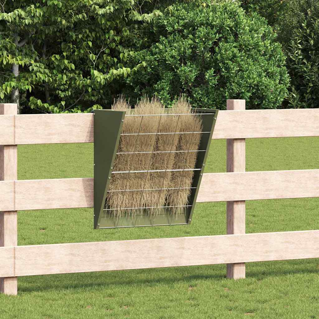 Comedero para Heno Colgante Negro 61 x 33 x 66 cm