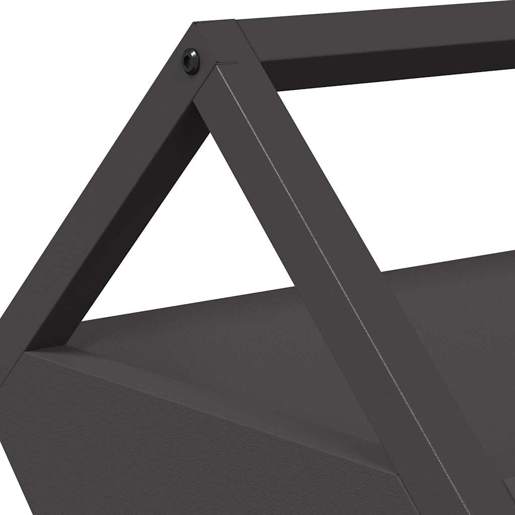 Abrevadero para ganado Negro 111 x 76 x 38 cm