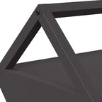 Abrevadero para ganado Negro 111 x 76 x 38 cm