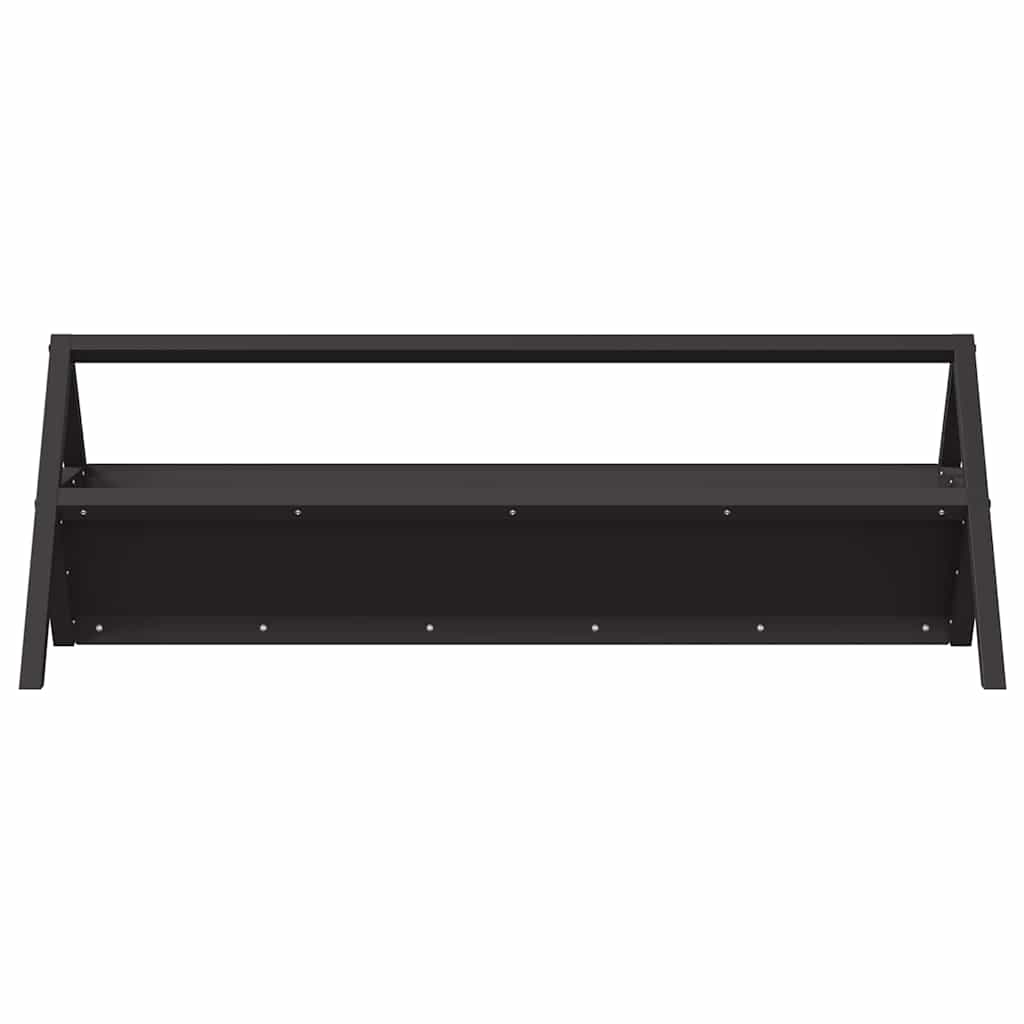Abrevadero para ganado Negro 111 x 76 x 38 cm