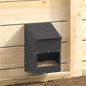 Chicken Feeder Black 21 x 16 x 33 cm