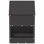 Comedero para pollos Negro 21 x 16 x 33 cm