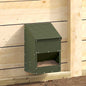 Chicken Feeder Black 21 x 16 x 33 cm