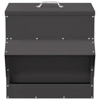 Comedero para pollos Negro 40,5 x 45 x 41 cm