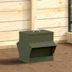 Comedero para pollos Verde Oliva 40,5 x 45 x 41 cm
