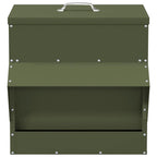 Comedero para pollos Verde Oliva 40,5 x 45 x 41 cm