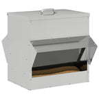 Comedero para pollos Plateado 40,5 x 45 x 41 cm