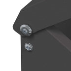 Comedero para pollos Negro 13 x 12 x 51 cm