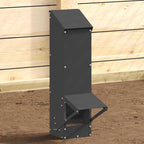 Comedero para pollos Negro 13 x 12 x 51 cm