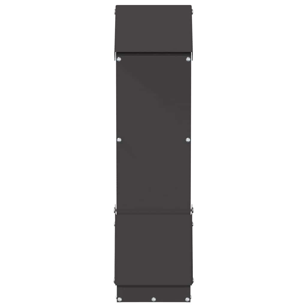 Comedero para pollos Negro 13 x 12 x 51 cm