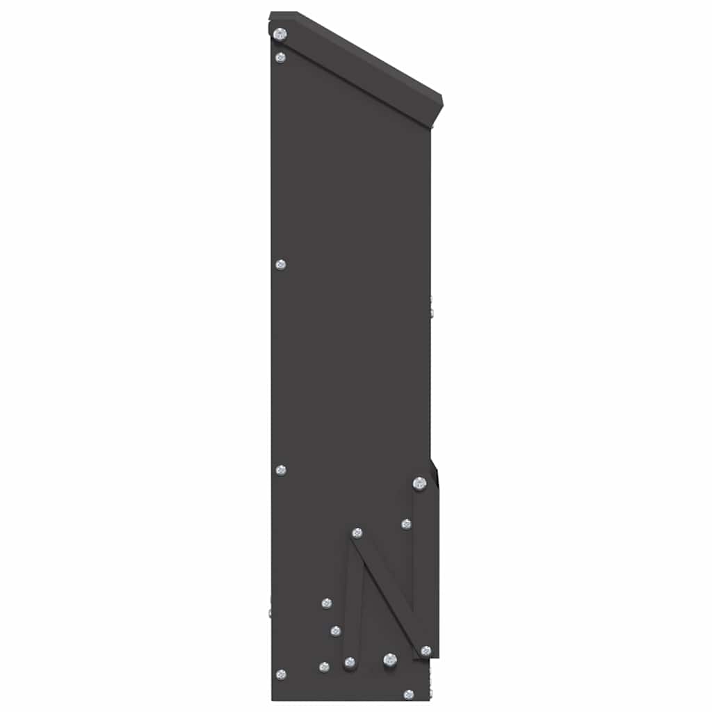 Comedero para pollos Negro 13 x 12 x 51 cm