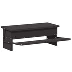 Comedero de Pedal para Pollos Negro 48,5 x 39,5 x 19 cm