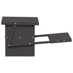 Comedero de Pedal para Pollos Negro 48,5 x 39,5 x 19 cm