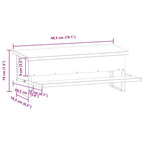 Comedero de Pedal para Pollos Negro 48,5 x 39,5 x 19 cm