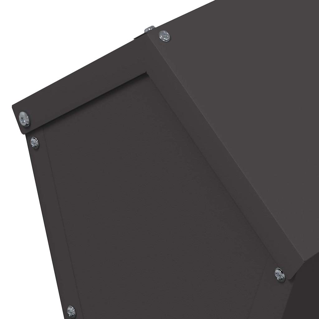 Comedero para pollos Negro 30 x 30 x 39 cm