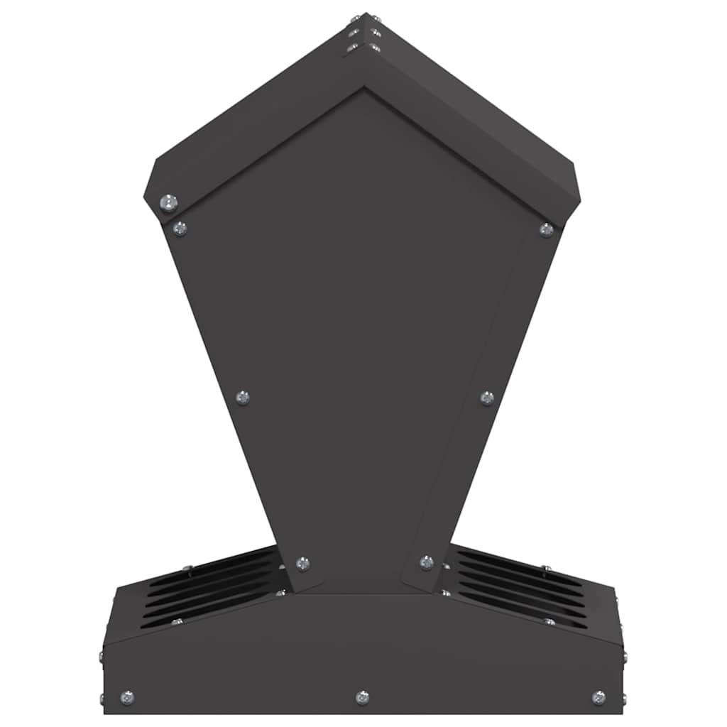 Comedero para pollos Negro 30 x 30 x 39 cm