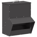 Comedero para pollos Negro 20 x 25 x 35 cm