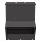 Comedero para pollos Negro 20 x 25 x 35 cm