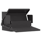 Comedero de Pedal para Pollos Negro 50 x 40 x 29 cm