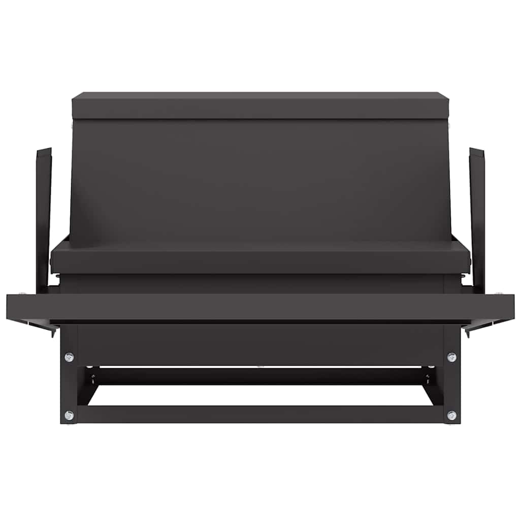Comedero de Pedal para Pollos Negro 50 x 40 x 29 cm
