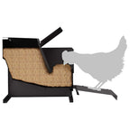 Comedero de Pedal para Pollos Negro 50 x 40 x 29 cm