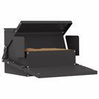 Comedero de Pedal para Pollos Negro 50 x 40 x 29 cm