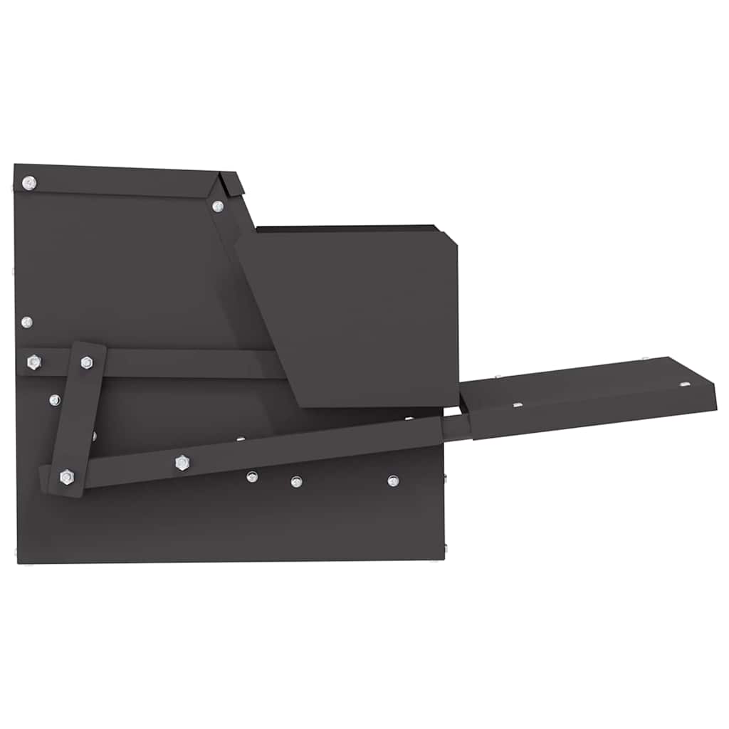 Comedero de Pedal para Pollos Negro 50 x 40 x 29 cm
