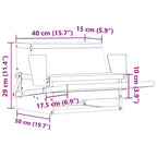 Comedero de Pedal para Pollos Negro 50 x 40 x 29 cm