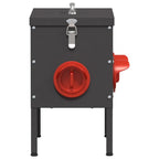Comedero para pollos 2 pcs Negro 41,5 x 20,5 x 33 cm