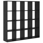 Librería Roble Negro 137,5 x 29 x 137,5 cm Madera de ingeniería