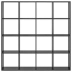 Librería Roble Negro 137,5 x 29 x 137,5 cm Madera de ingeniería