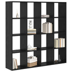 Librería Roble Negro 137,5 x 29 x 137,5 cm Madera de ingeniería