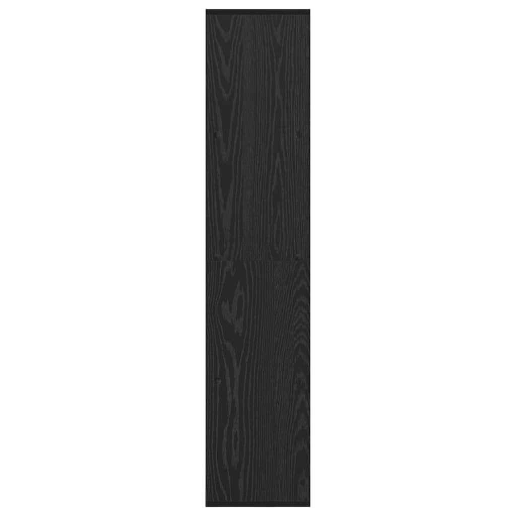 Librería Roble Negro 137,5 x 29 x 137,5 cm Madera de ingeniería
