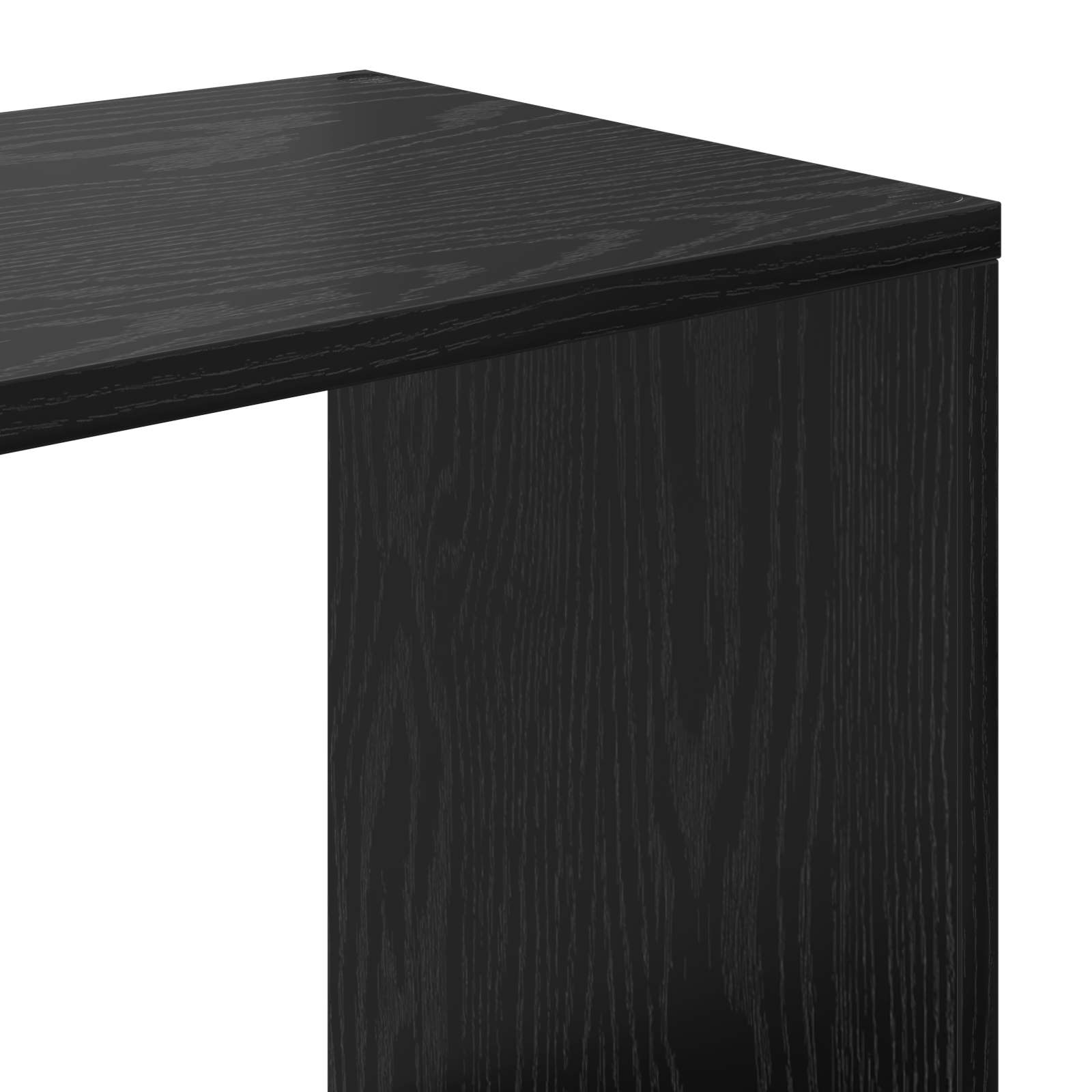 Librería Roble Negro 132 x 29 x 141,5 cm Madera de ingeniería